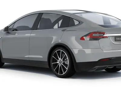 Tesla Model X 2017 3D model