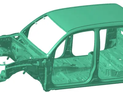 Toyota Tacoma TRD Sport Double Cab 2016 Vehicle 3d scan model 3D model