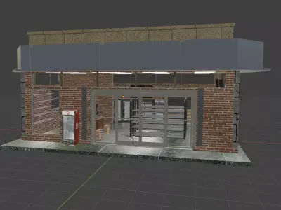 store model 3D model