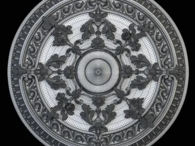 Rosette CNC 3D print model