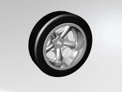 Car wheel 3D print model purchase