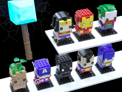 LEGO BrickHeadz 3D model