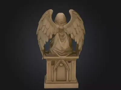 Starlit Spectrum Egg Low-poly 3D model