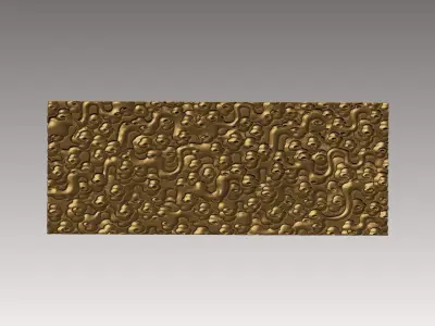 Nine Dragons Wall High Detail Bas Relief 3D print model