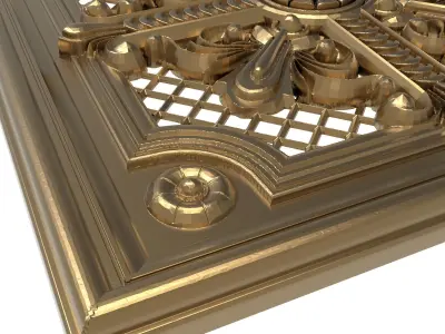  decorative pattern ready for 3D printing 3D model