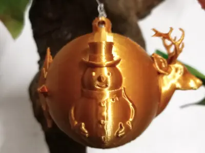 CHRISTMAS BALL 3D print model shop