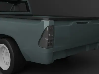 2020 Toyota Hilux Revo 3D print model