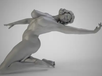 Backward Stretch 3D print model