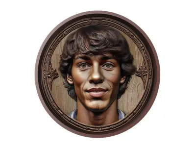 Joao Felix Footballer Medallion 3D print model