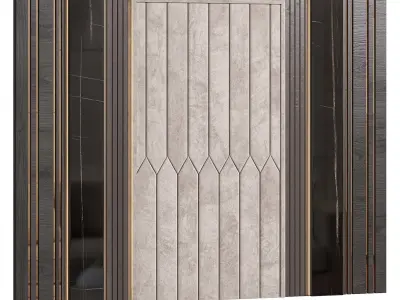 wall panel 3D model 9