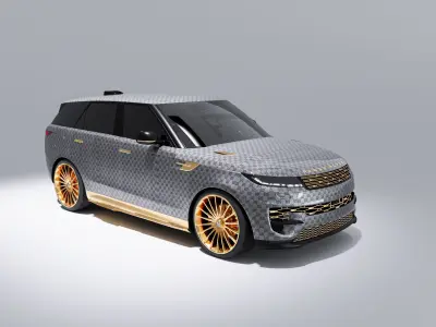 Gucci black Range Rover Sport  3D model