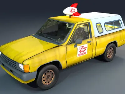 Pizza Planet Truck 3D model