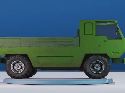 Truck 3D model 9