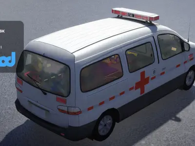 TW Ambulance 001 3D model