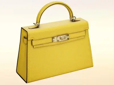 Woman Handbag Low-poly 3D model