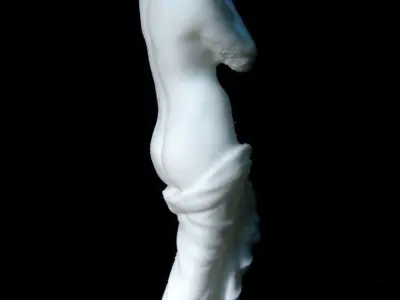 Psyche Sculpture Le Louvre 3D model