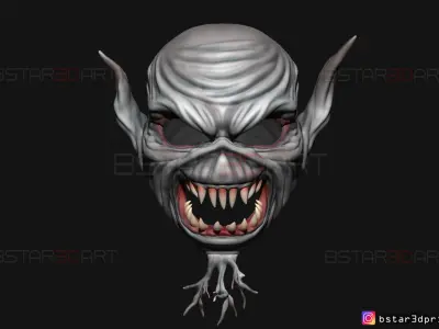 IRON MAIDEN Mask - Legacy Of The Beast Cosplay 3D print model