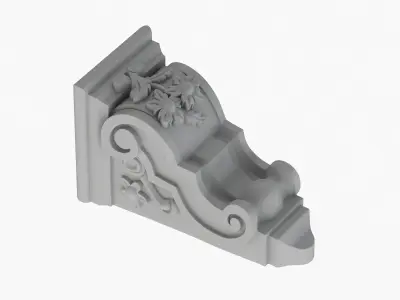 Scroll Corbel 35 3D model
