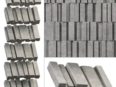 Panel stone slab line n3 3D model