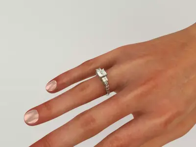 Ring 5839 - Engagement 3D print model