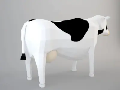 Cartoon Cow 3D model order