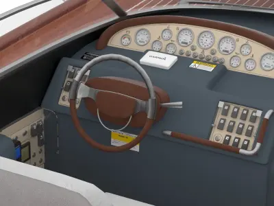 NEW YACHT Low-poly 3D model