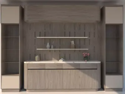 Serena Line Elegance Buffe - luxury 3D model