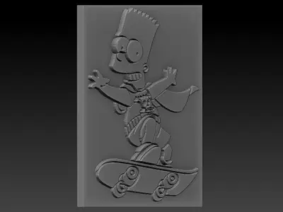 Bart Simpson  3D print model