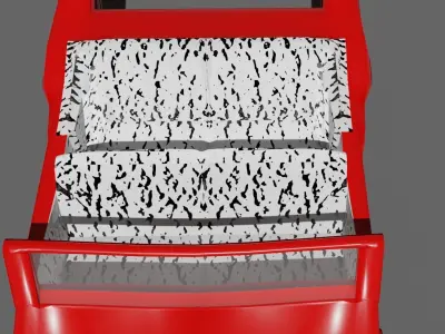 Low Poly Greaser Car Free low-poly 3D model