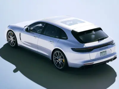 Porsche Panamera Turbo S Sport Turismo 2021 3D model