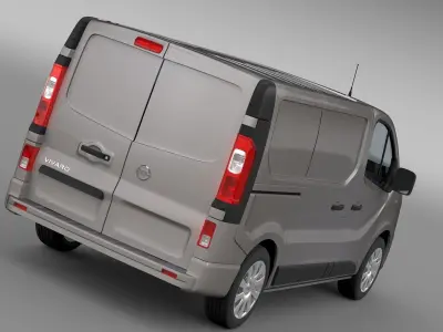 Opel Vivaro Van 2017 3D model