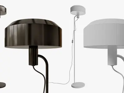 Luxury Furnitures Landon Task Floor Lamp 3D model