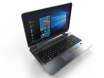 laptop  Low-poly 3D model