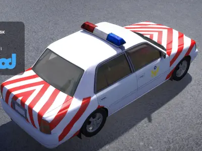 TW Police Car 002 3D model