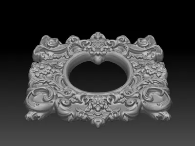 Bas relief Frame 240506 16 3D print model