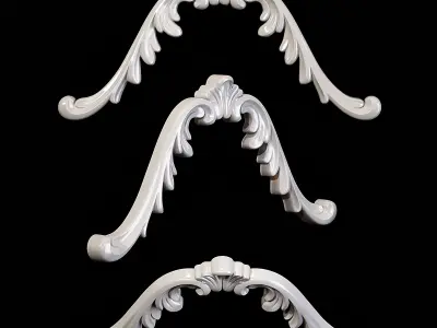 Classic carved 099 3D model