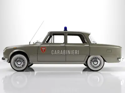 Alfa Romeo Giulia Super 1600 Carabinieri 1962 3D model