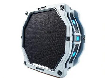 Cosmic Exploration Walkway Panel model pack Low-poly 3D model