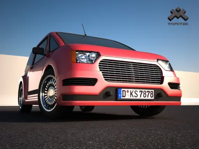 Generic No Brand City Car 3D model