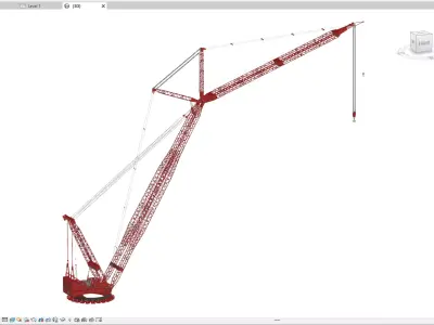 Revit Family Parametric Ringger Crane PTC 35-DS 3D model