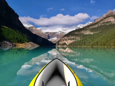 Tandem Canoe 4K 3D model