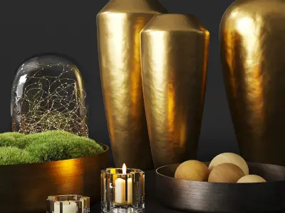 Rh Decoration set 3D model