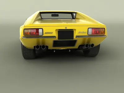De Tomaso Pantera  1971 3D model