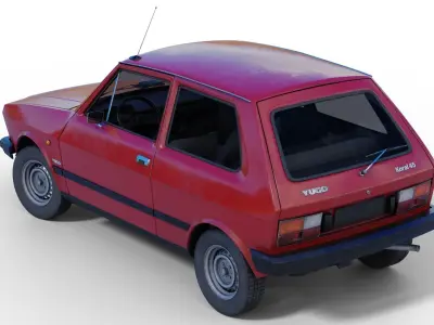 Yugo Koral 45 3D model