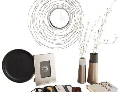 Decorative set 9 3D model