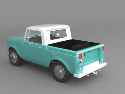 1967 International Harvester Scout 800 Pickup 3D model