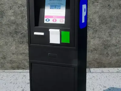 Parking Meter Free 3D model