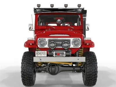 Toyota Land Cruiser FJ40 1978 4x4 3D model