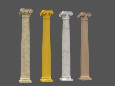 Corinthian Column 3d model 03 3D model
