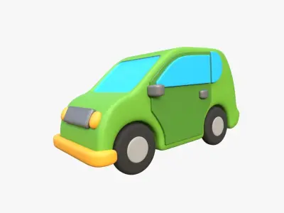 Electric Car 3D model